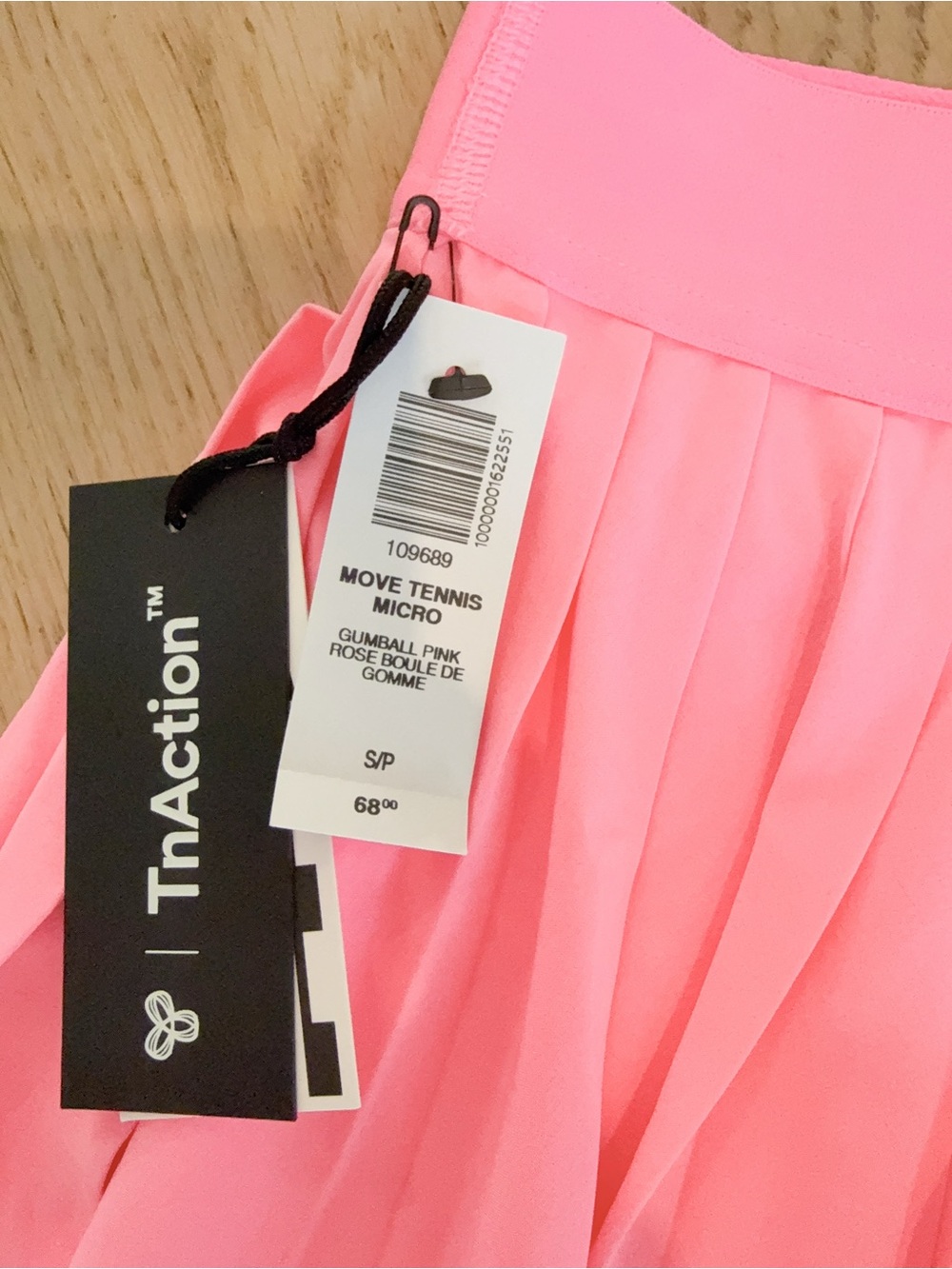 NWT 109689 Aritzia TNA move tennis micro skort gumball pink S - Picture 2 of 6
